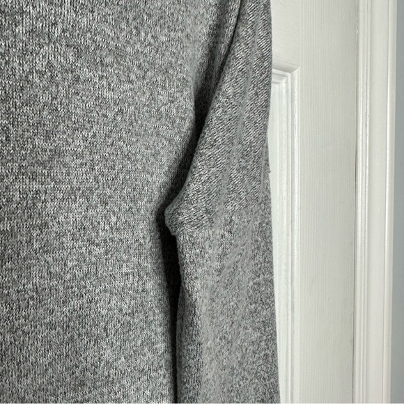 Brit & Bri Cardigan Buttoned Tie-Front Grey Size Medium - Picture 13 of 16